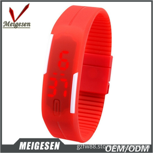 Christmas custom logo led kids quartz led watch waterproof